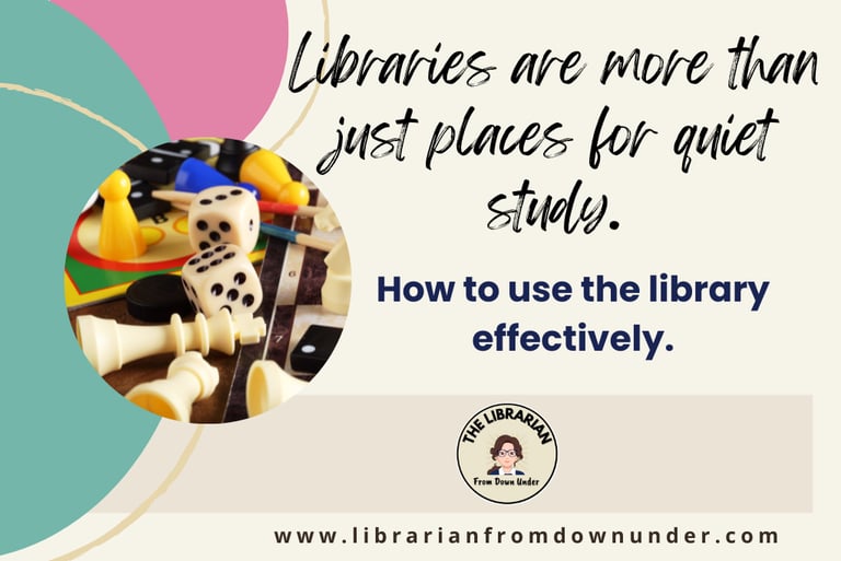Libraries are more than just places for quiet study