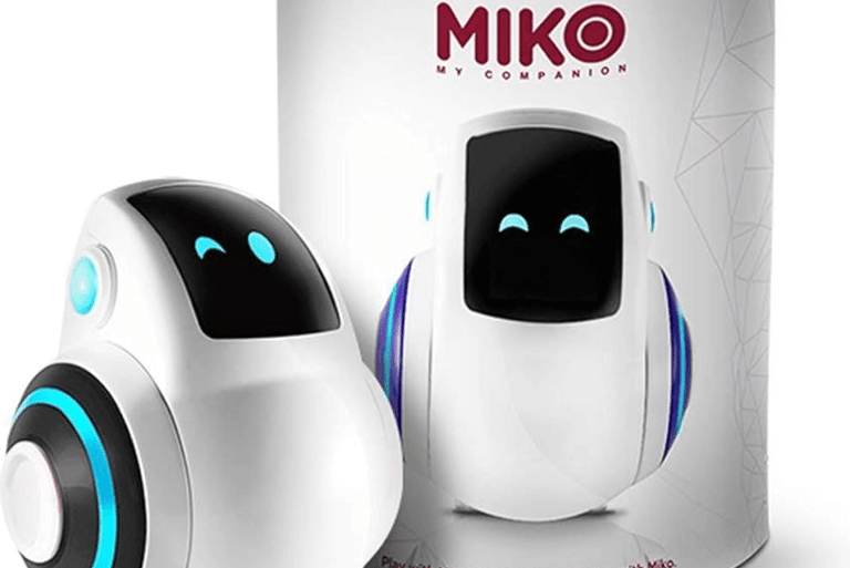 image showing a kid friendly ai robot