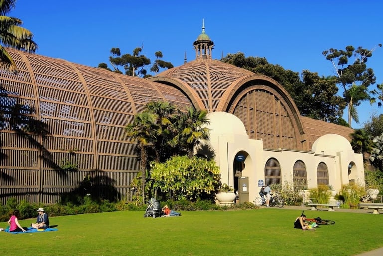 a large building with large graounds