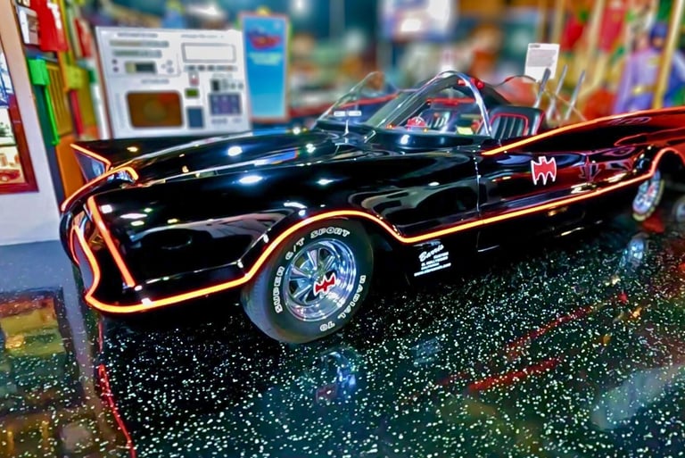 Batmobile at the Hollywood Stars Cars Museum 