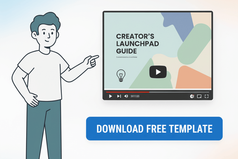 Creator's Launchpad Guide - download free template