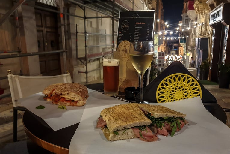 malta valetta piadina caffe