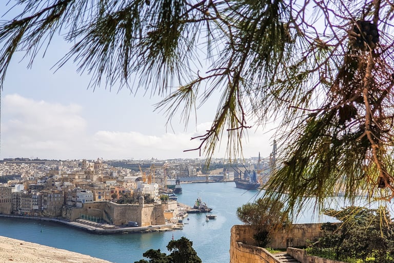 malta valetta upper barakka gardens