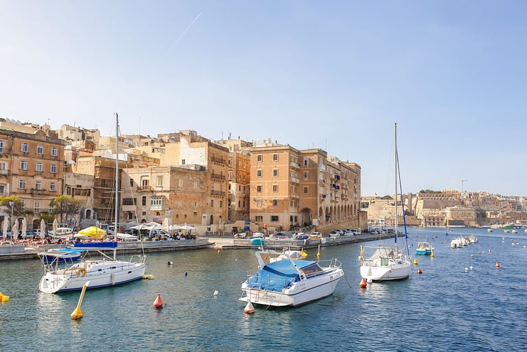 malta valetta the tree cities birgu bormla isla