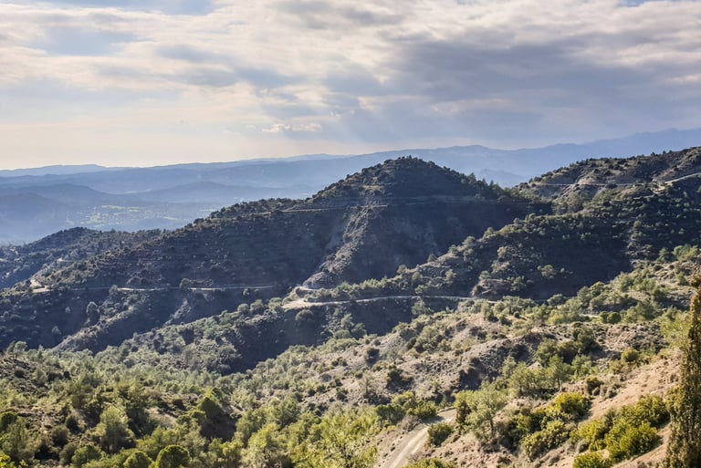 cyprus road to Stavrovouni