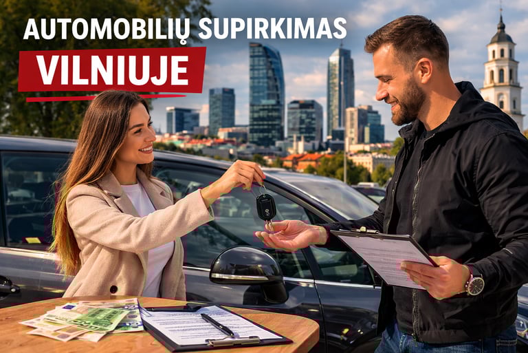 Superkame automobilius Vilniuje – automobilio pardavimo sandoris