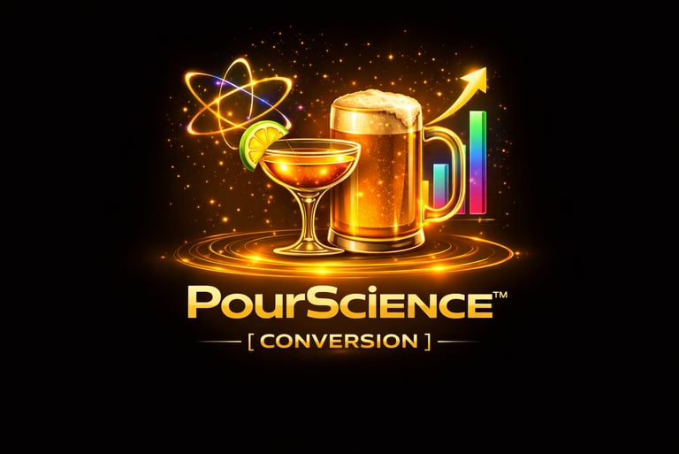 Pour Science Conversion tool showing how brand interaction turns into measurable business results