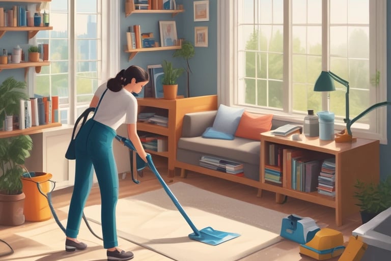 Bright living room with modern inventory