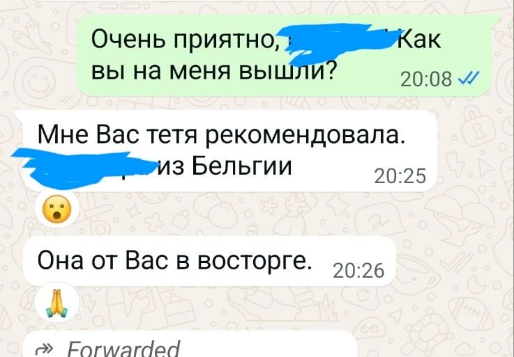 отзыв из Бельгии Самат Панов