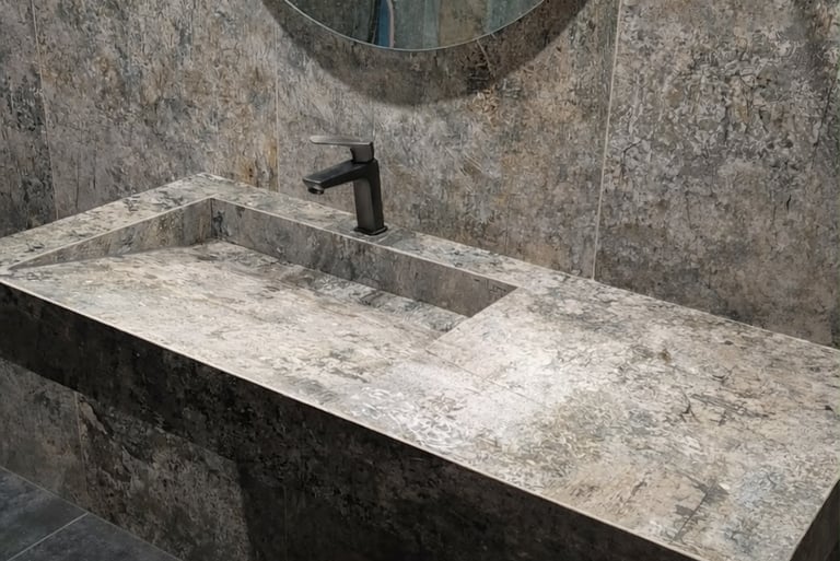 Kriauklė iš plytelių