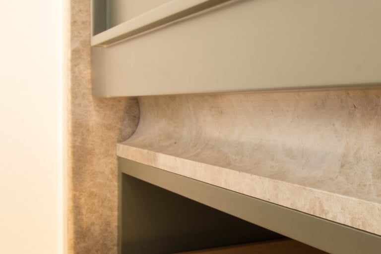 Giulia Sbrogiò | designer - cucina - cucina con gola - gola cucina - cucina a gola- cucina veneta - veneta cucine