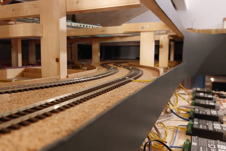 réseau de trains miniatures