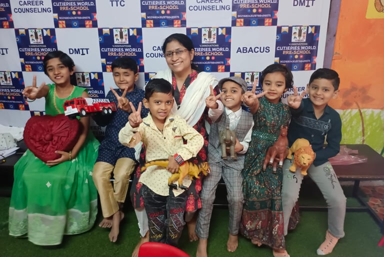 Teacher-Enjoying-With-Kids