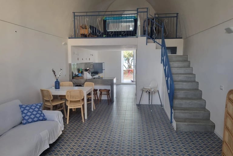 Dammuso in Cala Levante near Elephant Arch, typical house close to the sea in Pantelleria