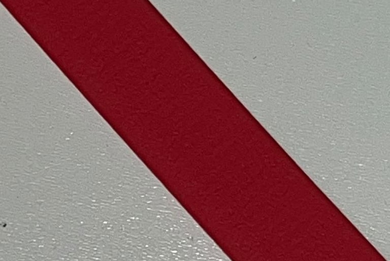 Farbmuster Biothane in Rot, Leine, Halsband, Maulkorb