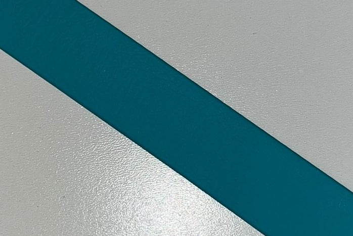 Farbmuster Biothane in Teal, Leine, Halsband, Maulkorb