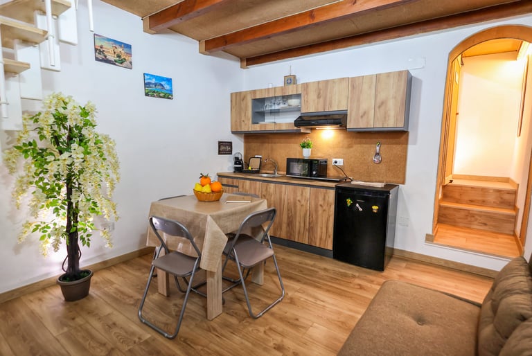 cucina la casa di sughero