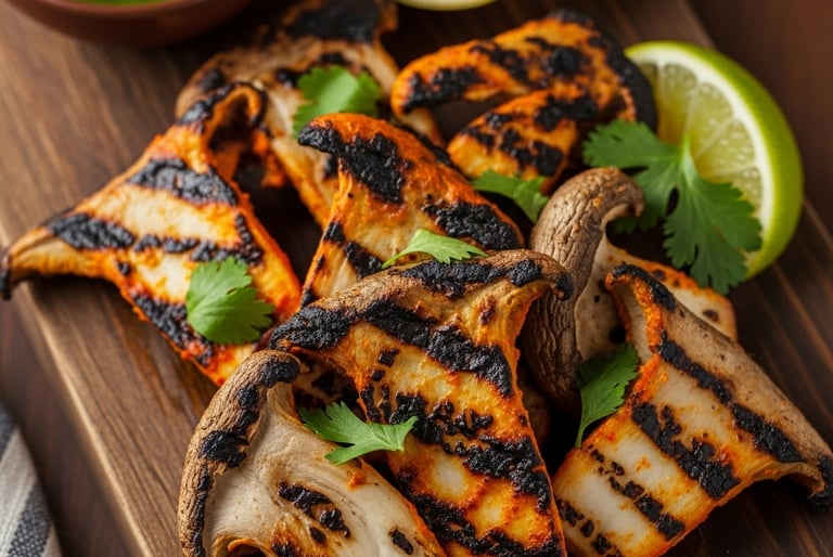 Tandoori Oyster Mushrooms