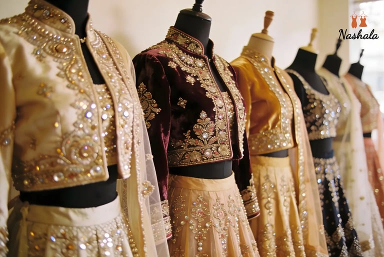 Jacket-Style Bridal Lehengas
