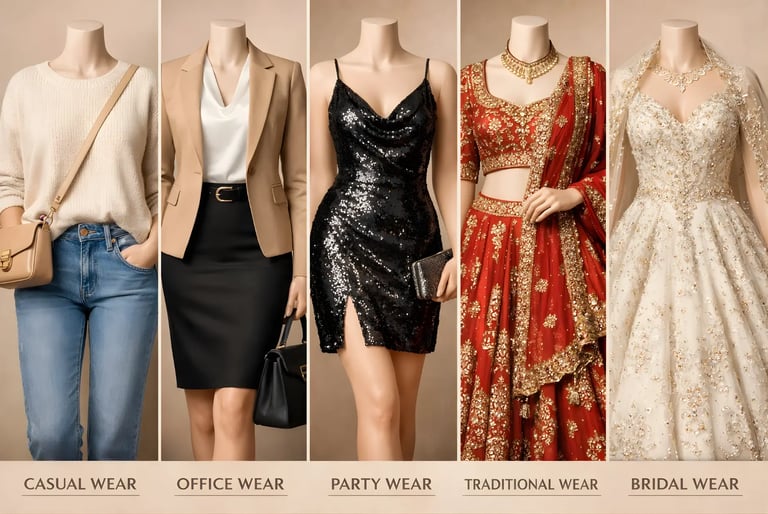 Types of customized Dress