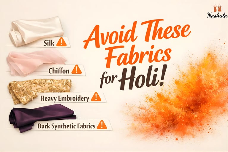 Avoid These Fabrics on Holi