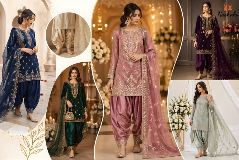 Afghani Salwar Suit for Party Wear and Weddings