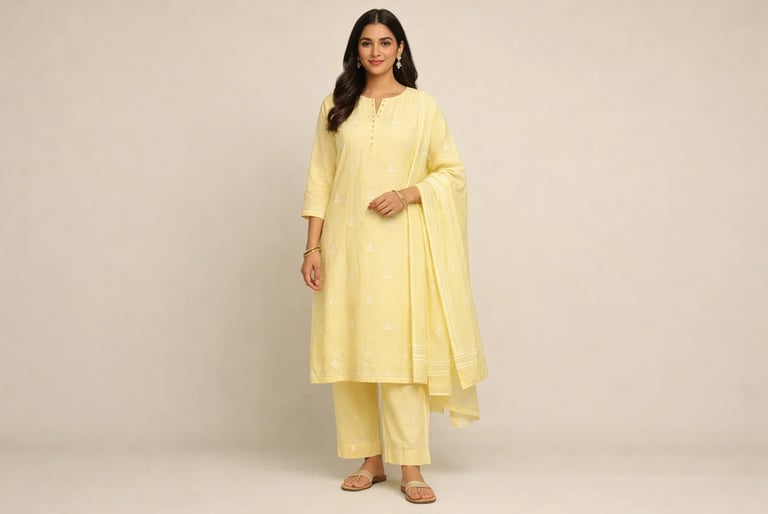 cotton kurta set