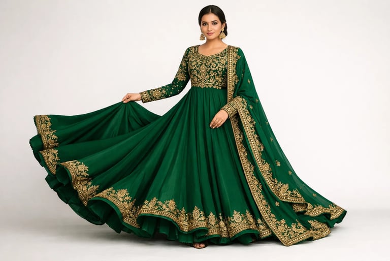 floor length anarkali