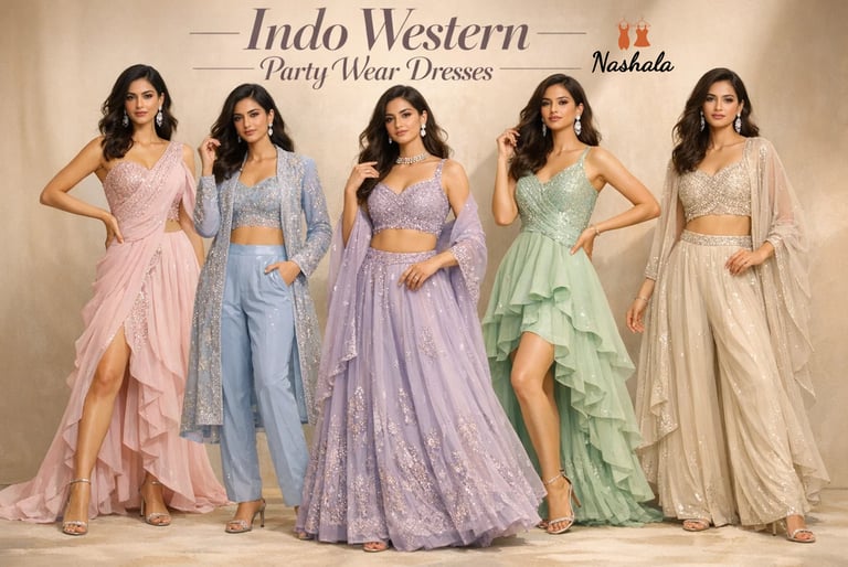 indo western dresses for parties