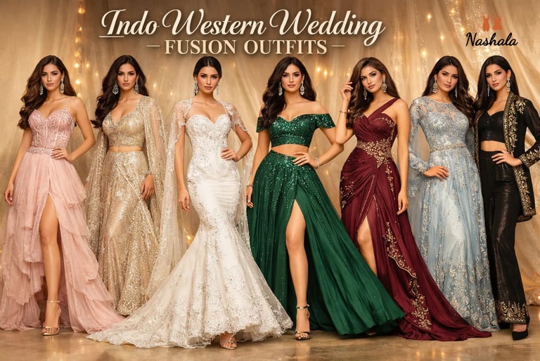 indo western wedding wear trends
