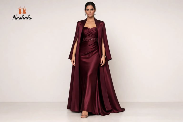 jacket style designer gowns