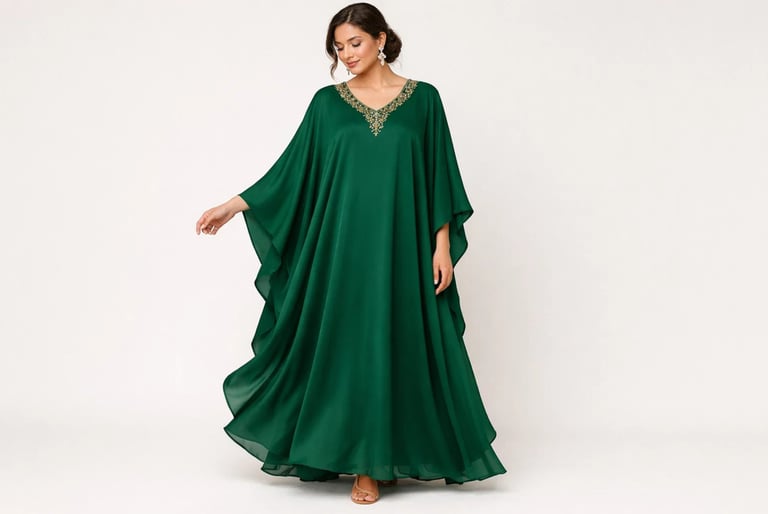 kaftan style dress