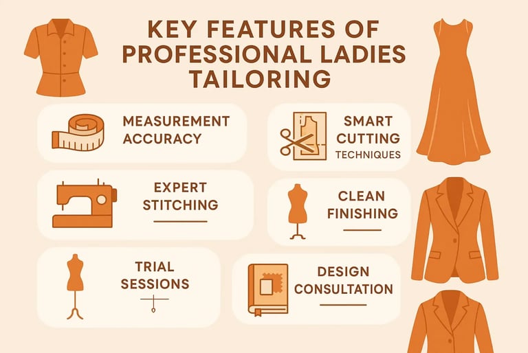 Key Features of Professional Ladies Tailoring