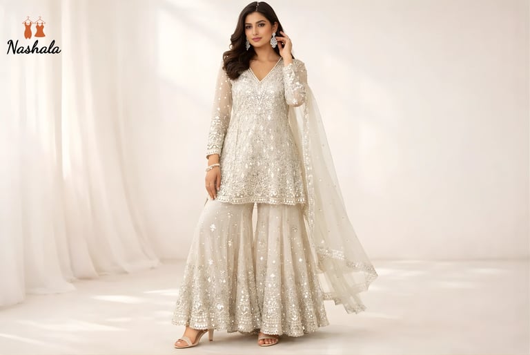 Mirror Work Sharara