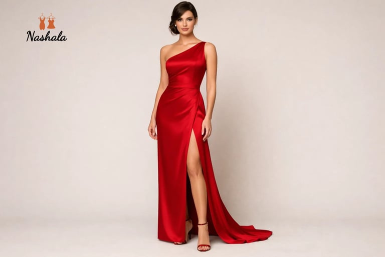 off shoulder one shoulder gowns