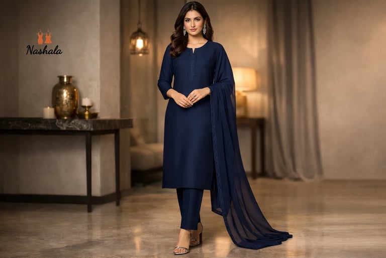 straight cut suit design