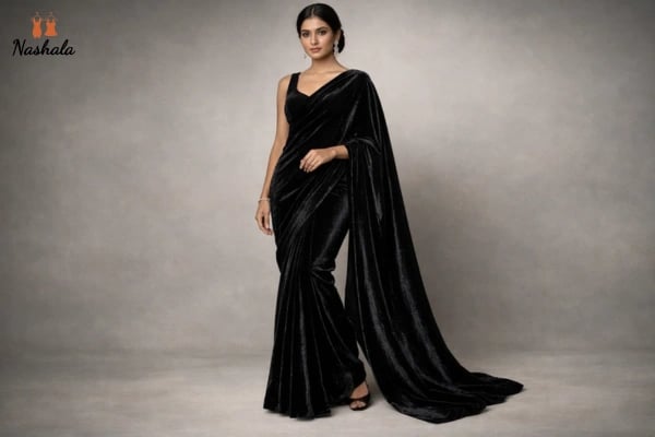 Velvet Sarees for Royal Appeal