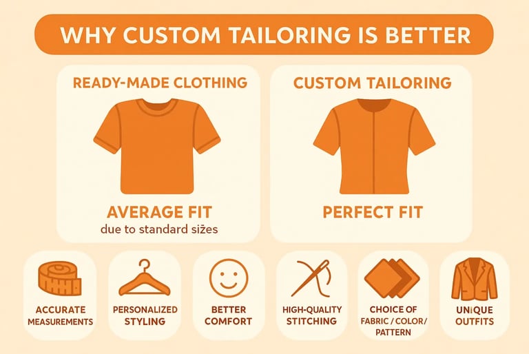 Why Custom Tailoring is Better