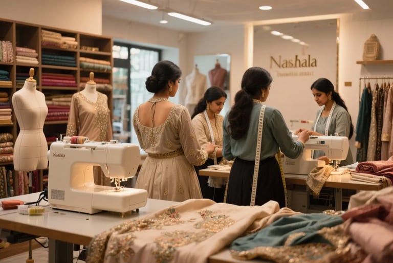 Nashala is Known as the Best Blouse Tailor 