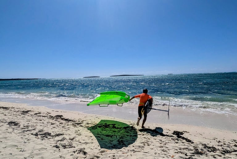 Wingfoil Ocean Lodge Baie de Sakalava Madagascar
