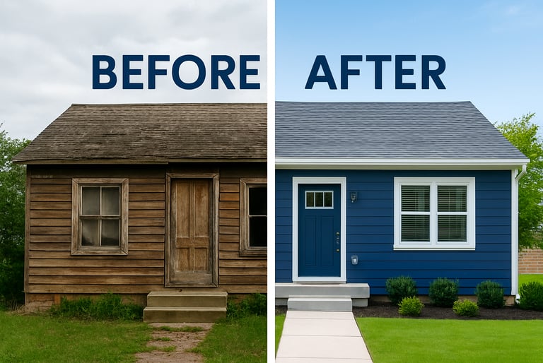 Comparing 2 houses Fix and Flip