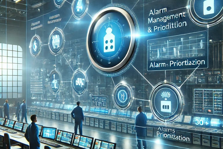 Alarm management, alarm prioritization, advanced alarming