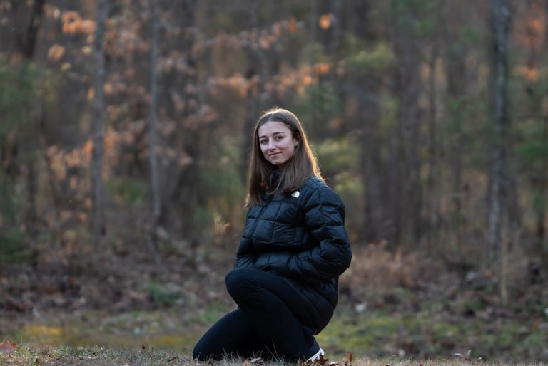 Beautiful outdoor photo of senior