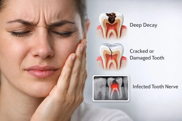 Signs that indicate the need for root canal treatment