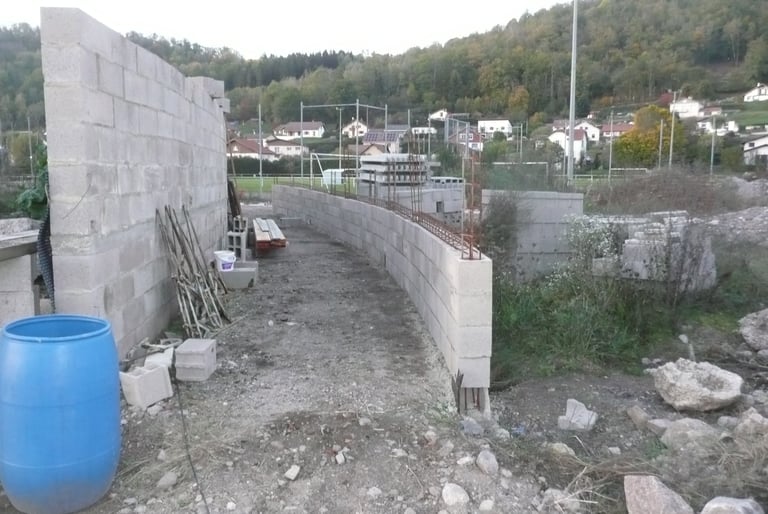 Montage des murs