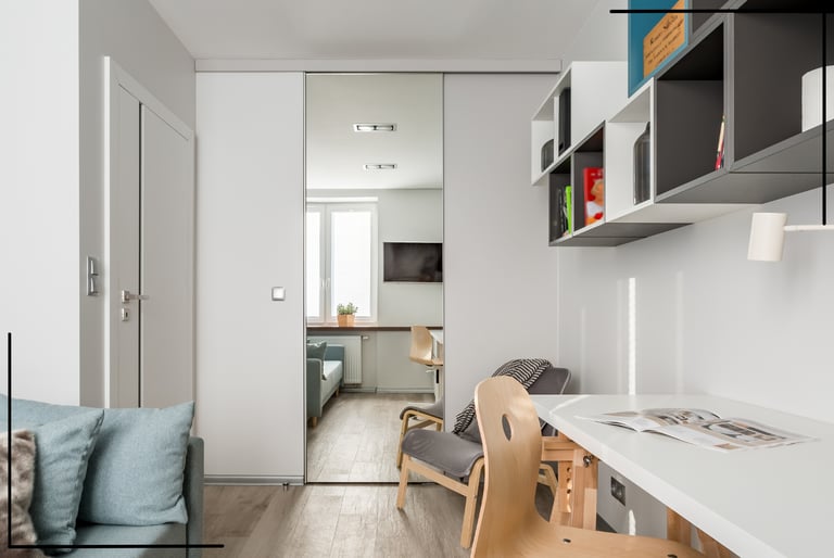 Mirrored Wardrobe Design
