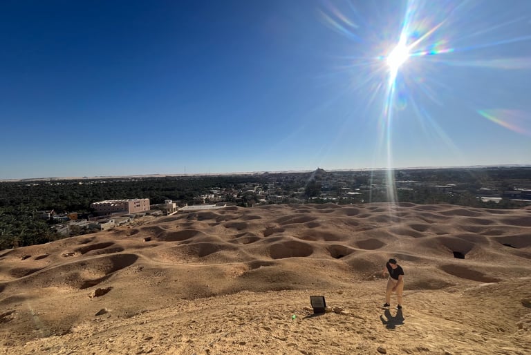 Oasis de siwa deserto do egito