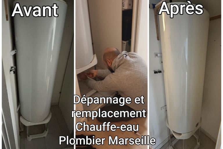 plombier local Marseille 13010 pour un remplacement chauffe-eau
