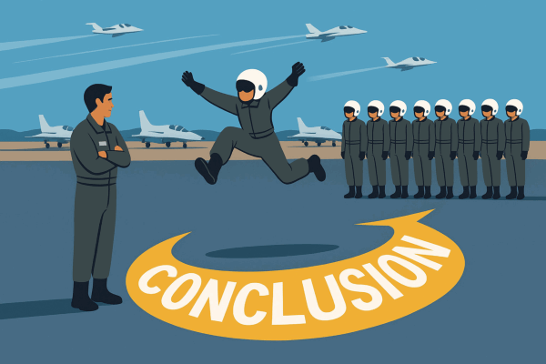 A Flying Trainee Pilot jumping into Conclusion