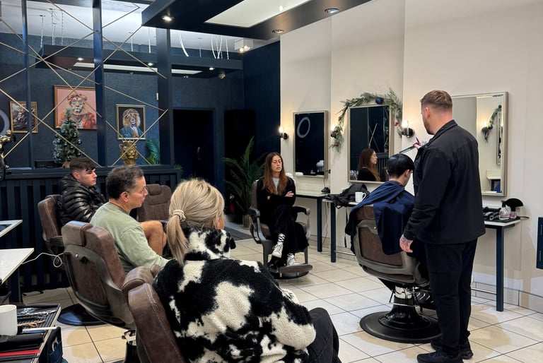 The mane crew barber academy belfast